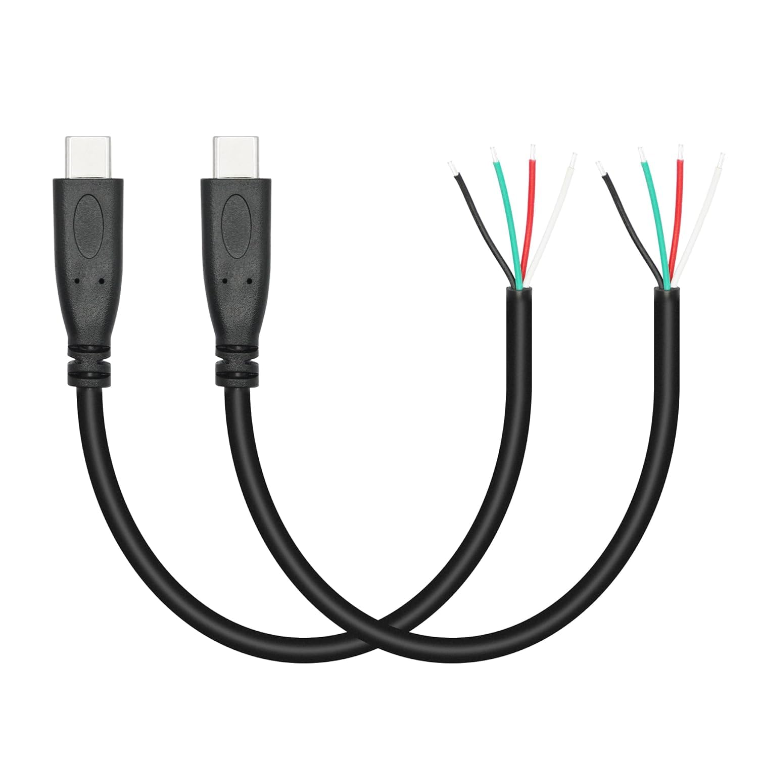 CRAFT WORLD USB C to 4 Pin Bare Wire Open End Wire 11inch, 22AWG 5V/3A USB Type C Male Plug 4 Pin Pigtail Power and Data Cable, for USB Type C Equipment Installed or Replacement Repair DIY Cable (B0CNVWW9W5) Amazon Price History, Amazon Price Tracker