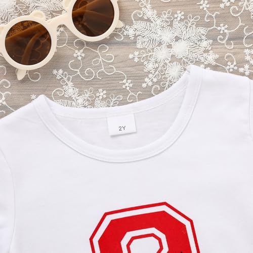 Toddler Boy 2nd Birthday Short Sleeve T Shirt Outfit T-Shirt Clothes4