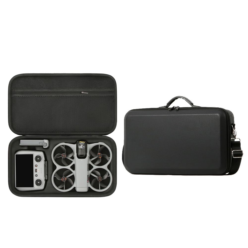 Futerał do DJI Avata 360, wodoodporna torba do przechowywania PU przenośny organizer podróżny pokrowiec ochronny z paskiem na ramię do Avata 360 Drone, pilota zdalnego sterowania RC 2 i jednej