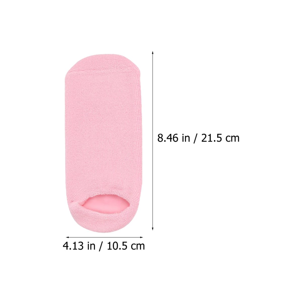 Calze Umidificanti Piedi Spa 3 Paia Cotone Poliuretano | Riutilizzabili e Confortevoli, Uso Domestico e Hot Wax Therapy, Gel Integrato