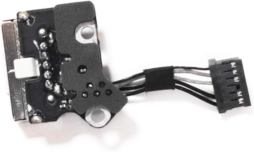 New 820-3109-A DC Jack DC-IN Power Jack Board Connector Replacement for Macbook Pro 15.4" Retina A1398 2012 2013 2014 2015 Year