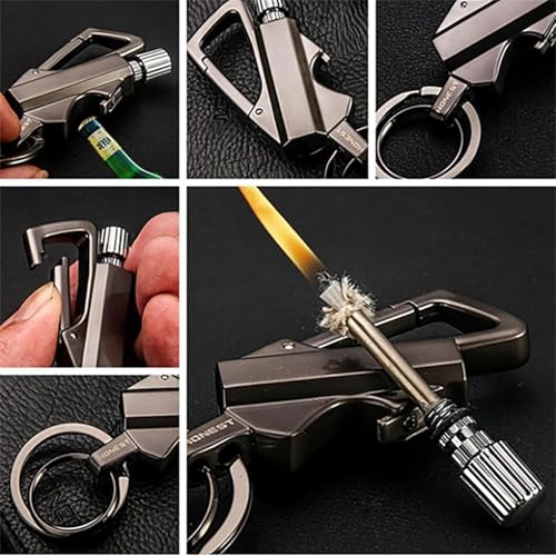 Herramienta multifuncional metálica 3 en 1 con encendedor miniatura 7
