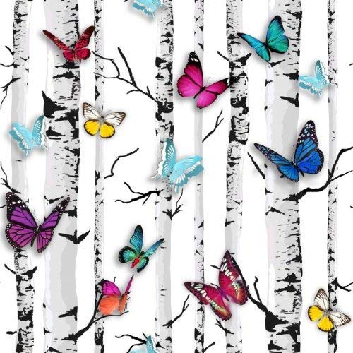 Papel pintado troncos