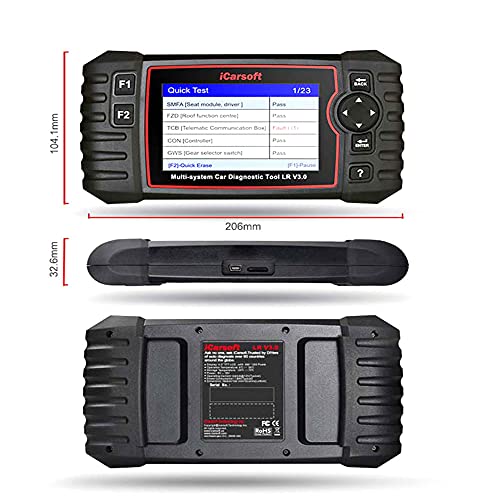 ICarsoft OBD II Diagnosetool LR V3.0 iclrv3 Adatto...