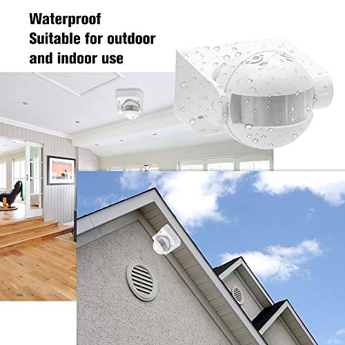 Ajcoflt AC 220 V-240 V 180 Graus Ao Ar Livre IP44 Segurança PIR Infrared Sensor de Movimento Interru