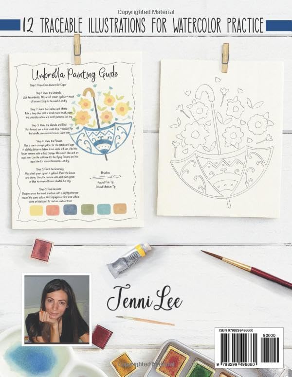 Chinoiserie: Trace and Paint Watercolor Projects (Watercolor Trace and Paint Projects) - Image 2