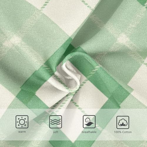 KLL Buffalo Plaid Green Boys Toddler Soft Underwear Briefs Cute Children Panties3