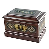 bonool the last warmth urns for human ashes - ashes box forever memory box - grandi dimensioni per resti di adulti fino a 360 libbre (13,4x9x9 pollici)