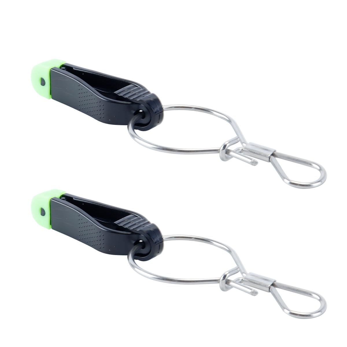 POFET 5 clips de liberación de downrigger, agarre ajustable con clip de liberación de 10 cm y broches de línea larga