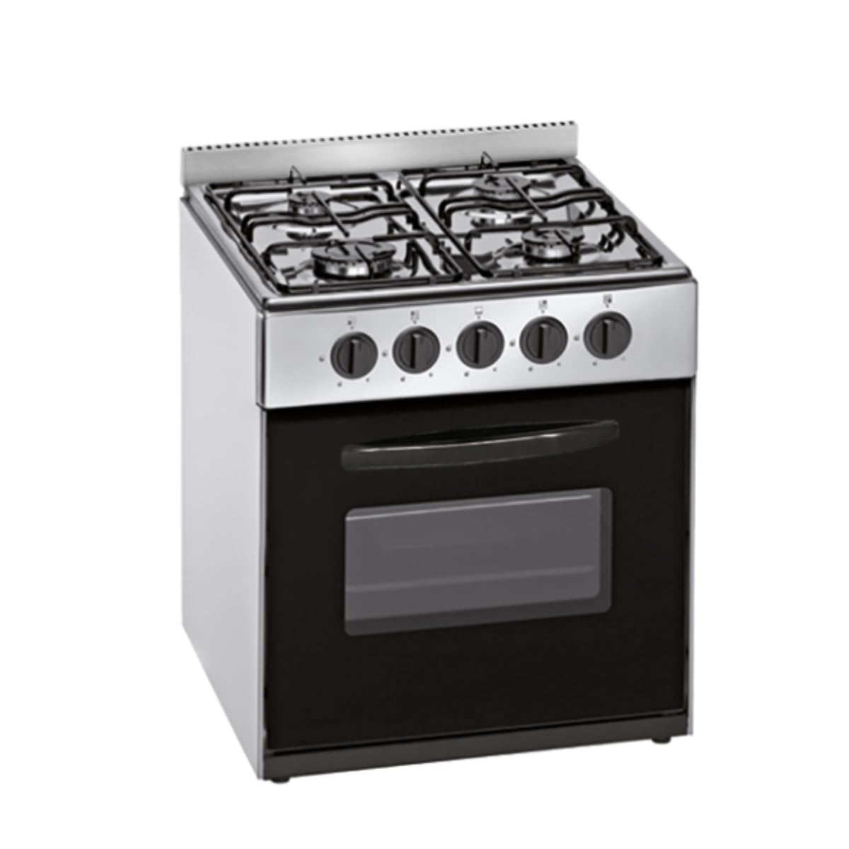 Meireles - Cocina de gas N 500 X St 55L 4 quemadores, color gris