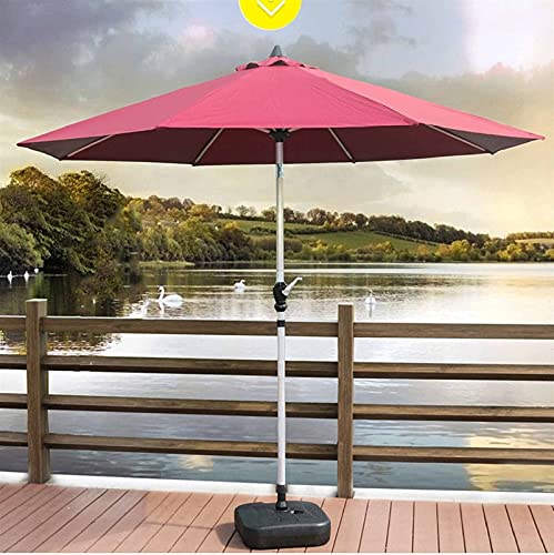 9FT Garden Umbrella with Crank & Tilt, Weatherproof Patio Market Parasol for Outdoor Pool & Garden, UV Protected 2.7M Sunshade Canopy, Perfect for Decks and Patios - Image 4