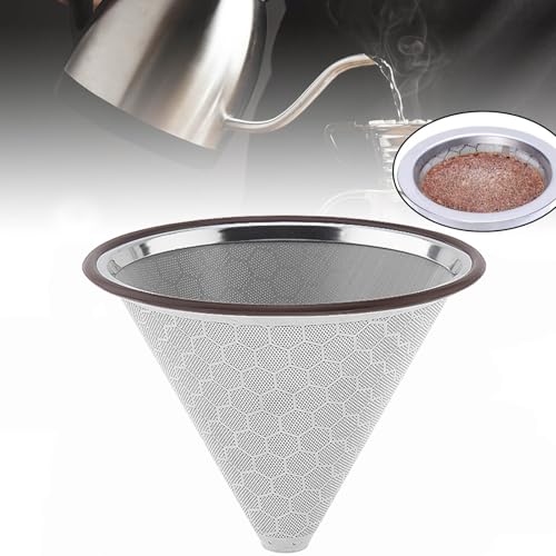 Reusable Stainless Steel Cone Filter