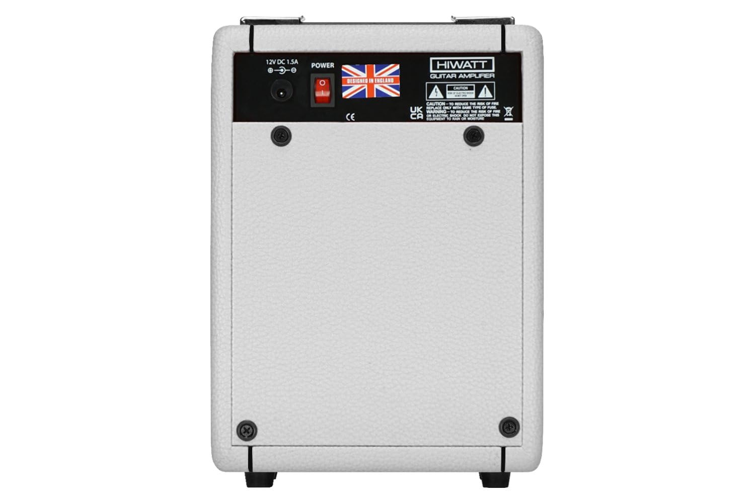 Hiwatt - London 12 Amplificador Combo para Guitarra 12 W, 1 Canal, Bluetooth, Salida de Auriculares de 3,5 mm, Entrada AUX, Controles de Volumen, Gain, Agudos y Graves, Blanco