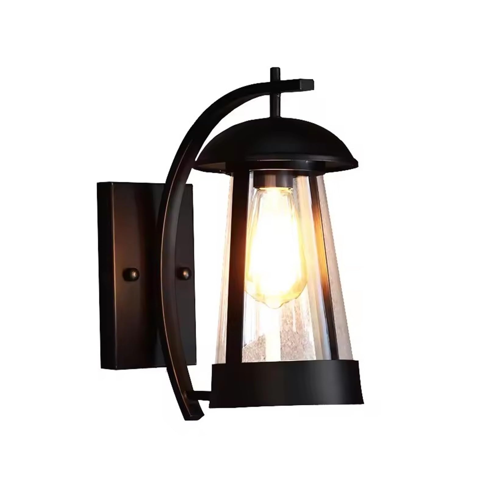 Balcon et cour lumineuse avec cette applique extérieur LED antique