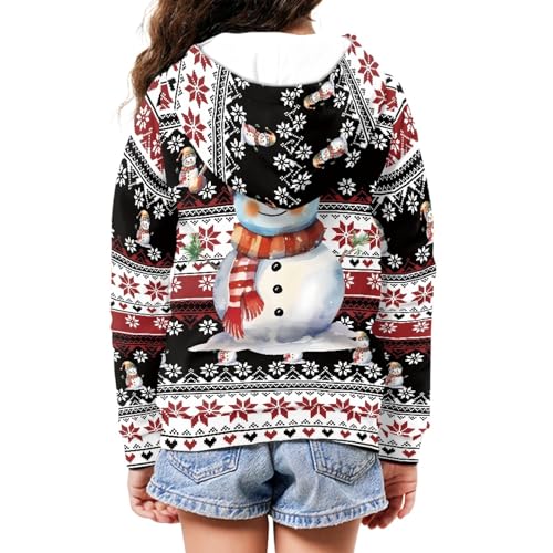 Kids Zip Up Hoodies Casual Long Sleeve Sweatshirts Jacket with Pockets 6