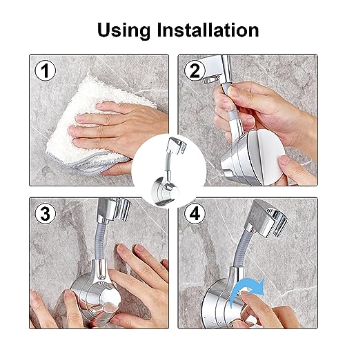 Porta Doccino Doccia Adesivo Reggi Doccino per