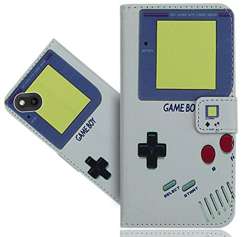 FoneExpert Wiko Sunny/Wiko Sunset 2 Coque, Etui Housse Coque en Cuir Portefeuille Wallet Case Cover pour Wiko Sunny/Wiko Sunset 2