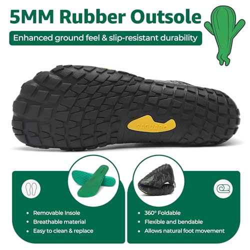 Zapatillas de trail barefoot SAGUARO transpirables y minimalistas 6