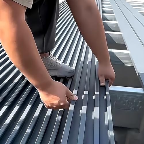 Elitix 3ft Width Metal Roofing Corrugated Panel, Mobile Homes Gazebo Hard Top Roof Replacement Panels, Foam Board Insulation for Chicken Coop for Sheds(L 65cm(2.1ft))