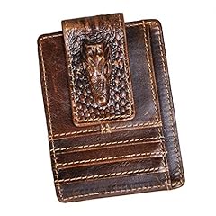 Coffee Crocodile Embossed Rfid