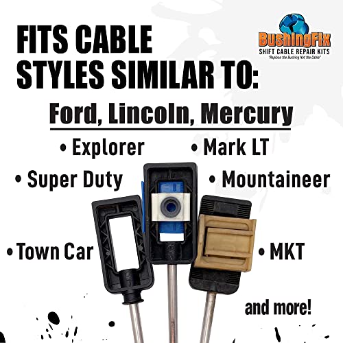 Bushingfix F2KIT Automatic Transmission Shifter Cable Replacement Bushing thumb #4