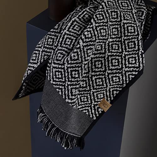 Mette Ditmer - Badetuch Marokko 70 x 140 cm - Schwarz/Grau