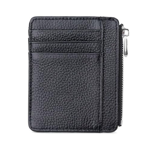 Travel Card Wallet Organizer Ultra Thin Portable Multi-card Slot Card Holder Wallet Universal Genuine ID Package (Black)