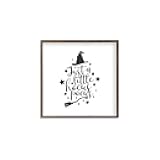 by Unbranded Halloween Thanksgiving Wood Framed Printed Sign 7×7 Inch, Just A Little Hocus Pocus, Hocus Pocus Halloween, Wall Art for Home Decor Wood Picture Frame Living Room