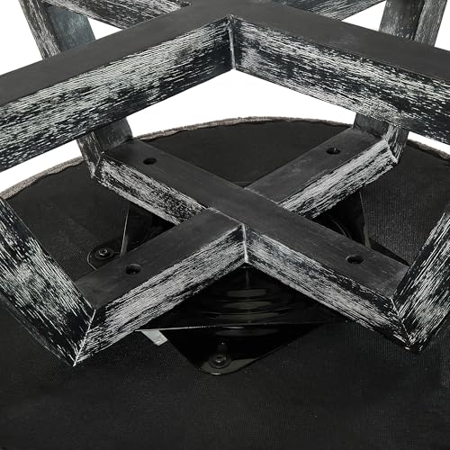 Sillón Plegable Lino Gris Oscuro miniatura 6