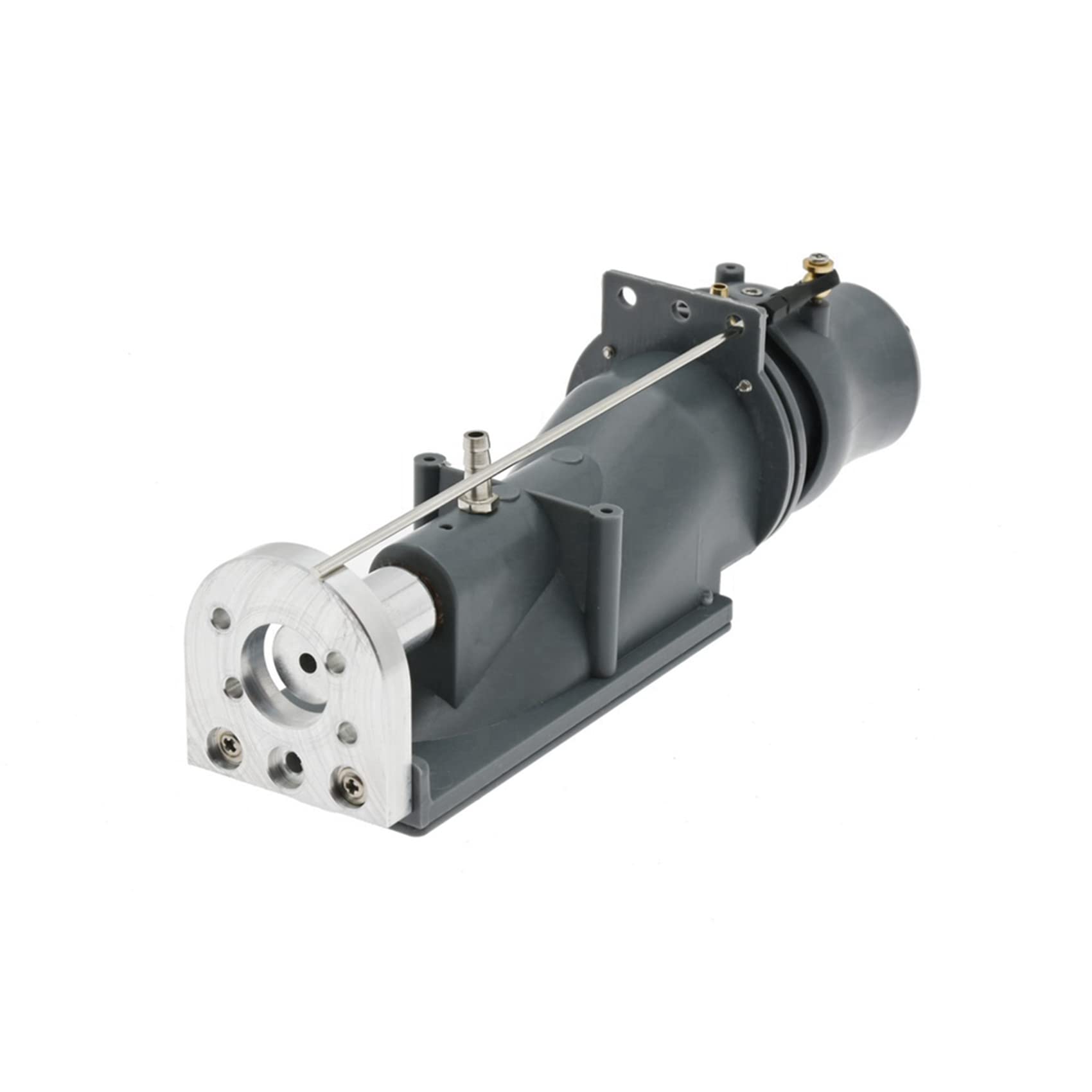 2X Water Jet Thruster Power Sprayer Pump Water Jet Pump mit 3650 Brushless Motor + Water Cooling Jacket für RC Jet Boat
