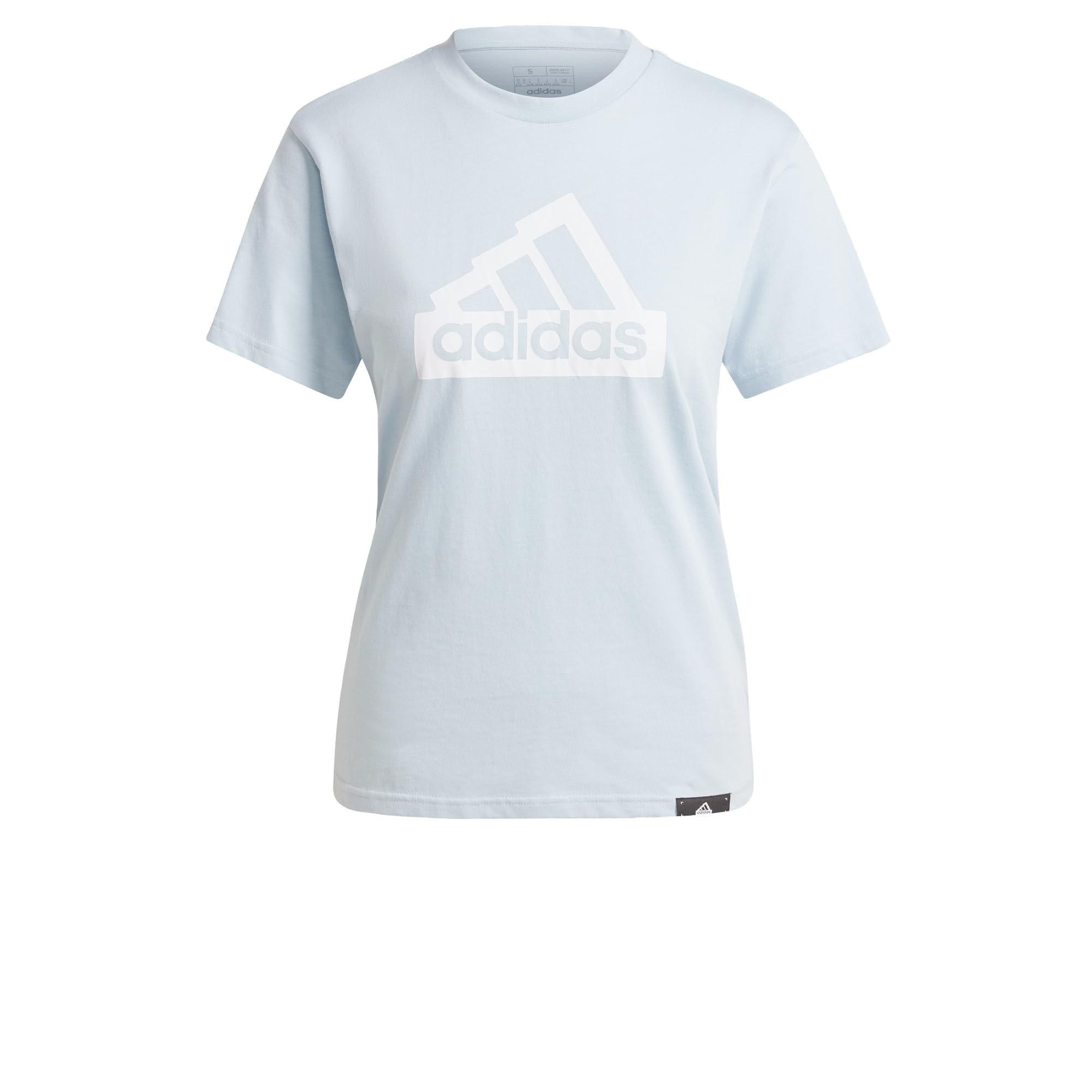 adidas Women's Modern Essentials Graphic TEE, Wonder Blue, XXS