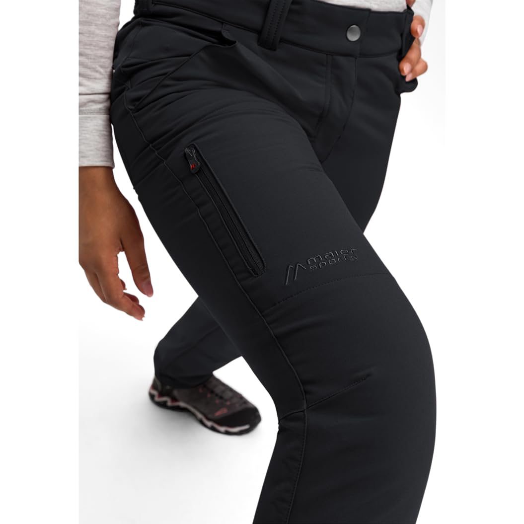 Maier Sports Helga, Warme Damen Wanderhose, Wasserabweisende Outdoorhose für Trekking und Hiking, PFC-frei, mSTRETCH pro 2 & Dryprotec-Technologie