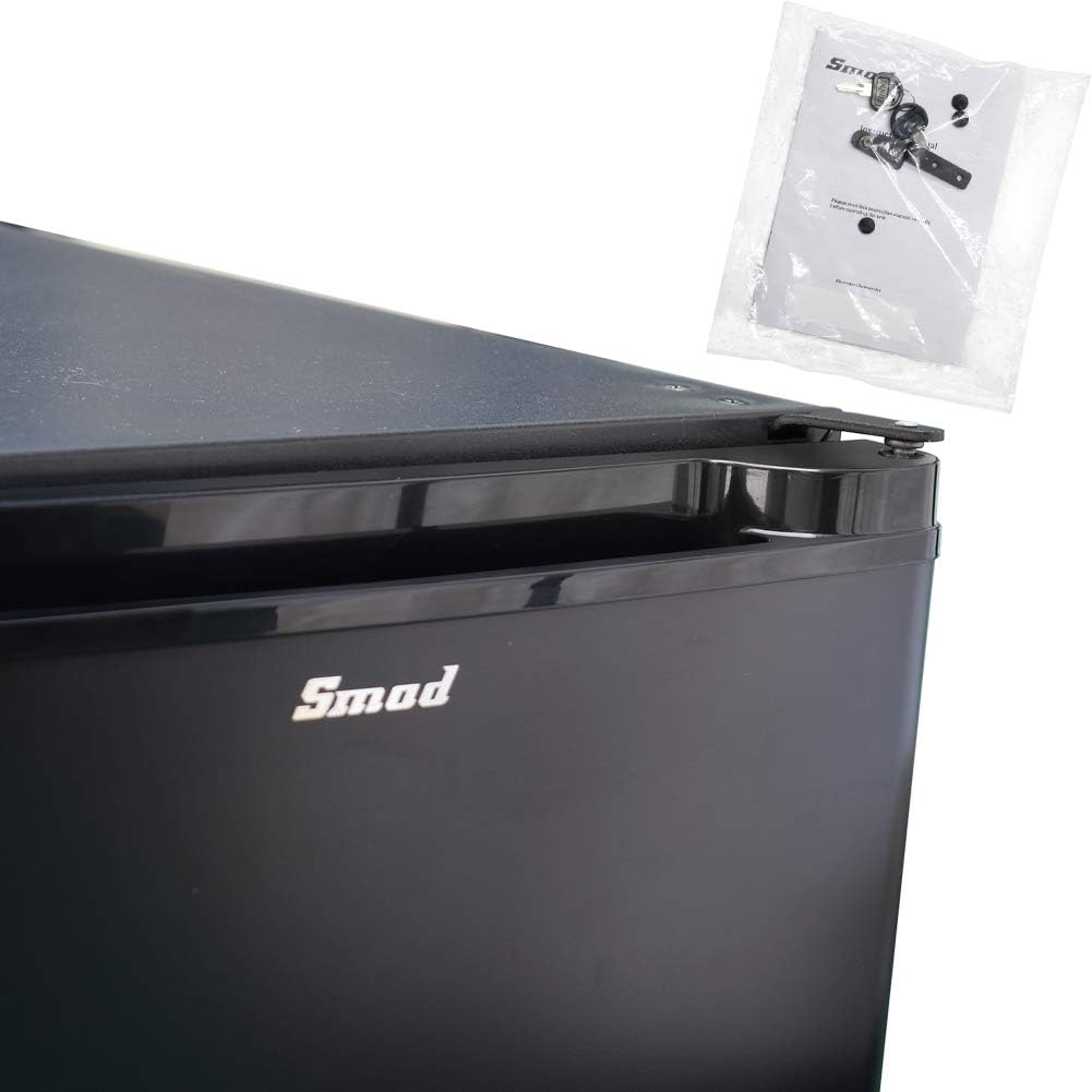 Smad Frigo 12V Camper, Frigorifero Portatile 12V 220V, Silenzioso, Frigorifero Piccolo per Auto Camper Camera Ufficio Hotel, 50 Litri, Nero Smad Frigo 12V Camper, Frigorifero Portatile 12V 220V, Silenzioso, Frigorifero Piccolo per Auto Camper Camera Ufficio Hotel, 50 Litri, Nero