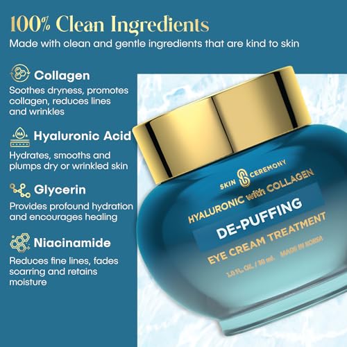 Skin Ceremony 50104 Hyaluronic Acid & Collagen De-Puffing Eye Cream thumb #3