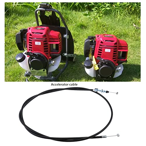 ECSiNG Throttle Cable 17910-VA3-003 Compatible with HR194 HR214 HRD535 HRD536 Lawn Mower Cable Length 1450mm Sleeve Length 1370mm Mower Replacement Parts - Image 2