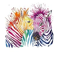GIVBRO Iron On Transfer Patches Zebra Appliques Stickers Heat Transfer Patches Ironing Patch for T-shirt DIY Accessories