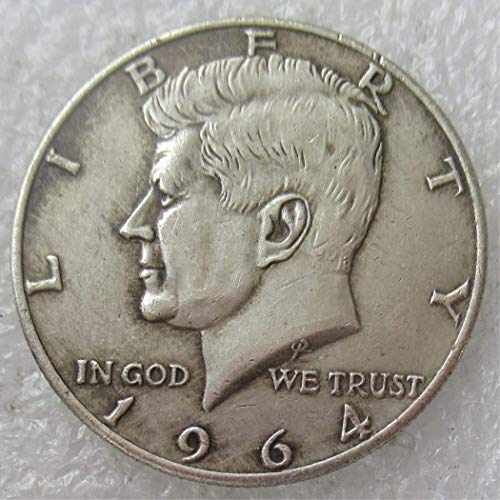 LKTingBax 1964 Kennedy Half-Dollar Old US Coins - American Commemorative Old Coins -Morgan Dollar Hobo Nickel Coin for Dad/Friends/Husband Making Life Easier