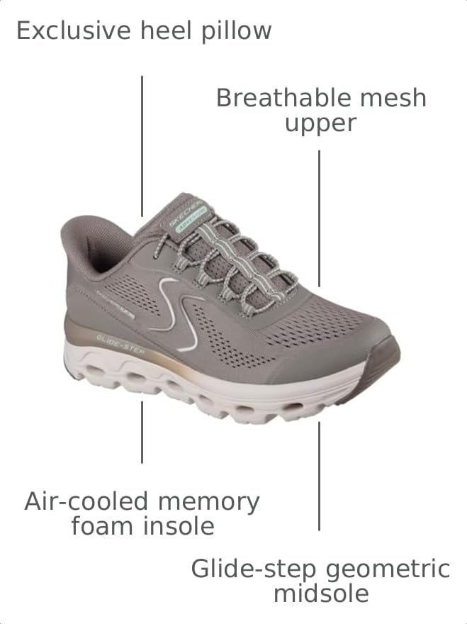 Image of Skechers Women's Glide Step Sole Hands Free Slip-Ins Sneakers