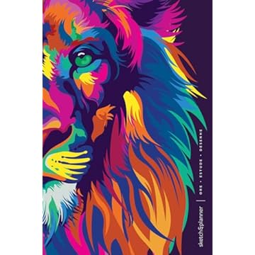Capa do livro Sketch & Planner - Lion Colors: Ore, Estude, Desenhe