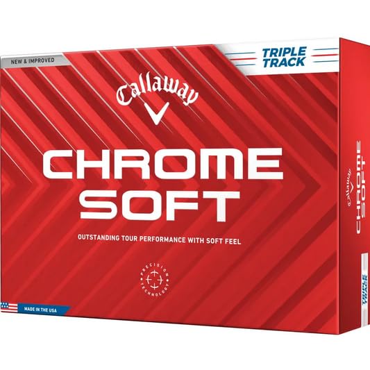2024 Callaway Golf Chrome Soft Triple Track Custom Logo Golf Ball