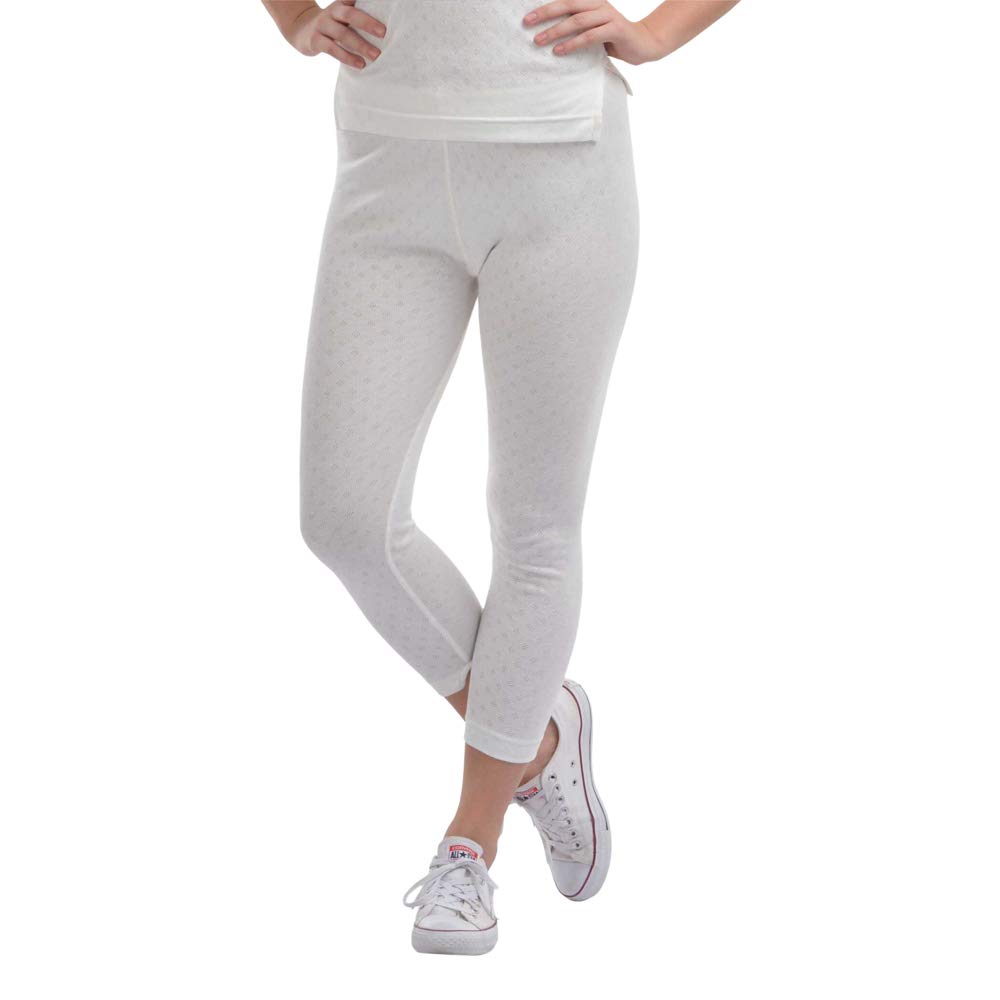 lovable Women Girls Lycra Ankle Length Thermal Tights in White Color- L/Lower-WH-picture-13