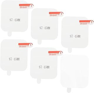 Obuyke 6 Pçs Filme De Relógio Anti-Riscos Filme De Tela De Smartwatch Relógio Protetor De Borda Acessórios Para PC Acessórios Para Exercício Filme De Transparência Capa Completa Filme De