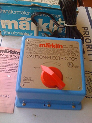 MARKLIN HO Vintage Metal Heavy Analog Transformer 120VOLT. - 16VOLT.-AMP. Model 6667A (Last Edition)