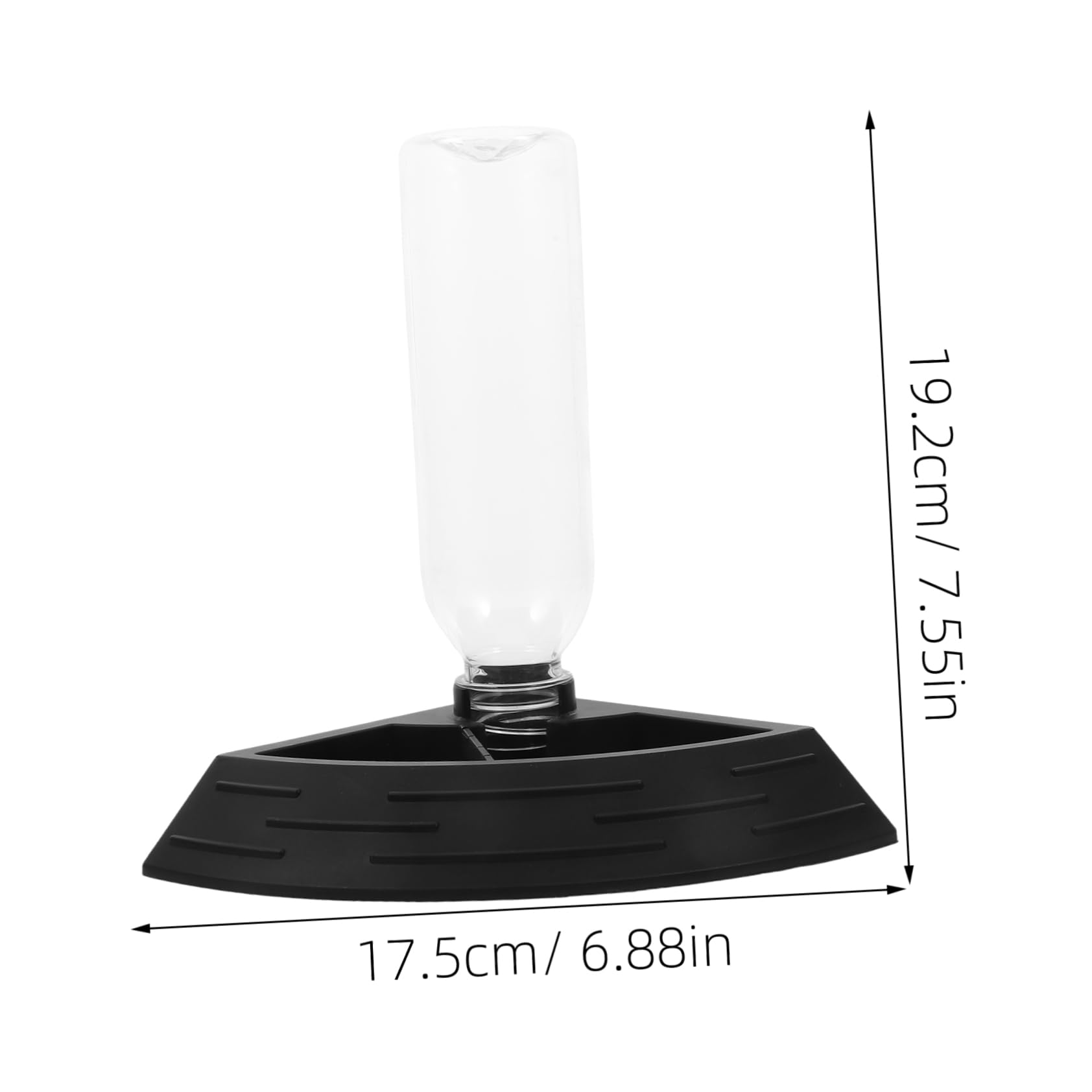 Toddmomy Leopard Gecko Tank Accessories Turtle Feeder Large Reptile Water Bowl Reptile Feeder Automatic Water Tray