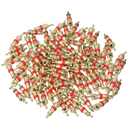 Alrhso 100 PCS Tire Valves Stem Cores Tire Valve Core Valve Cores Universal Valves Stem Core Tires for Most Models of Trucks Cars Bicycles Motorcycles