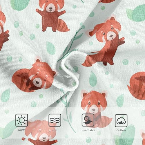 Little Girl Underwear Toddler Panties Kids Undies Red Panda Soft Cotton Briefs 2T-8Y3