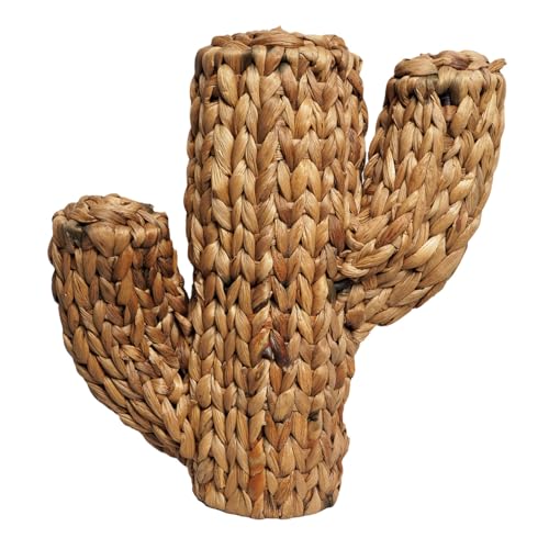 Muebleme Cactus decorativo H. 32 cm trenzado de Jacinto de Agua – Ambiente Natural – Quinn