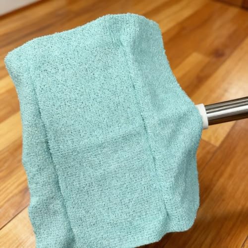 Image of 50 Count Replacement Cloths for Snap Grip Mini Mop, High Absorbency Lint-Free, Wet and Dry Cleaning Pads for Cabinets, Walls, Windows & Floors, Washable Reusable Economical Pack, 8 inchx8 inch
