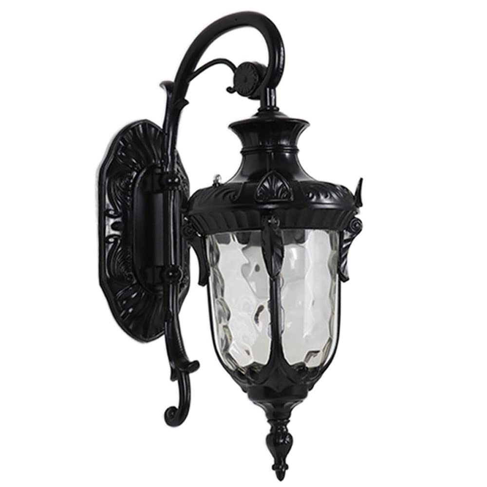 OZBMA European Style Retro Wall Sconce Lighting Fixture Oil Rubbed Bronze Outdoor Lamp with Gooseneck Waterproof Mount Outside Light Anti-Rust Lantern for House Entryway (Dark 62cm/24.2in)