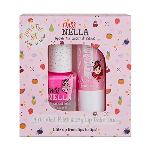 Miss Nella Kids Nail Polish and Lip Balm Set Cover